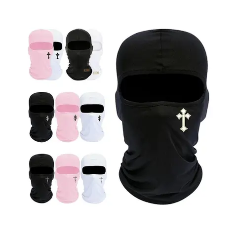 Yeomoo UV Protection 9inch*16inch Acrylic Balaclava Mask - Thin & Lightweight Breathable Face Cover, Windproof Outdoor Sports Mask for Biking, Unisex Summer Cool Neck Gaiter