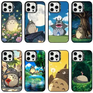 My Neighbor Totoro Studio Ghibli Anime Phone Case, Shockproof Hard Cover for iPhone 17, 16, 15, 14, 13, 12, 11, Pro, Pro Max, Plus | Compatible with Samsung Galaxy S23, S24, S25, S26, Plus, Ultra, Perfect Christmas Halloween Birthday Thanksgiving Gift for