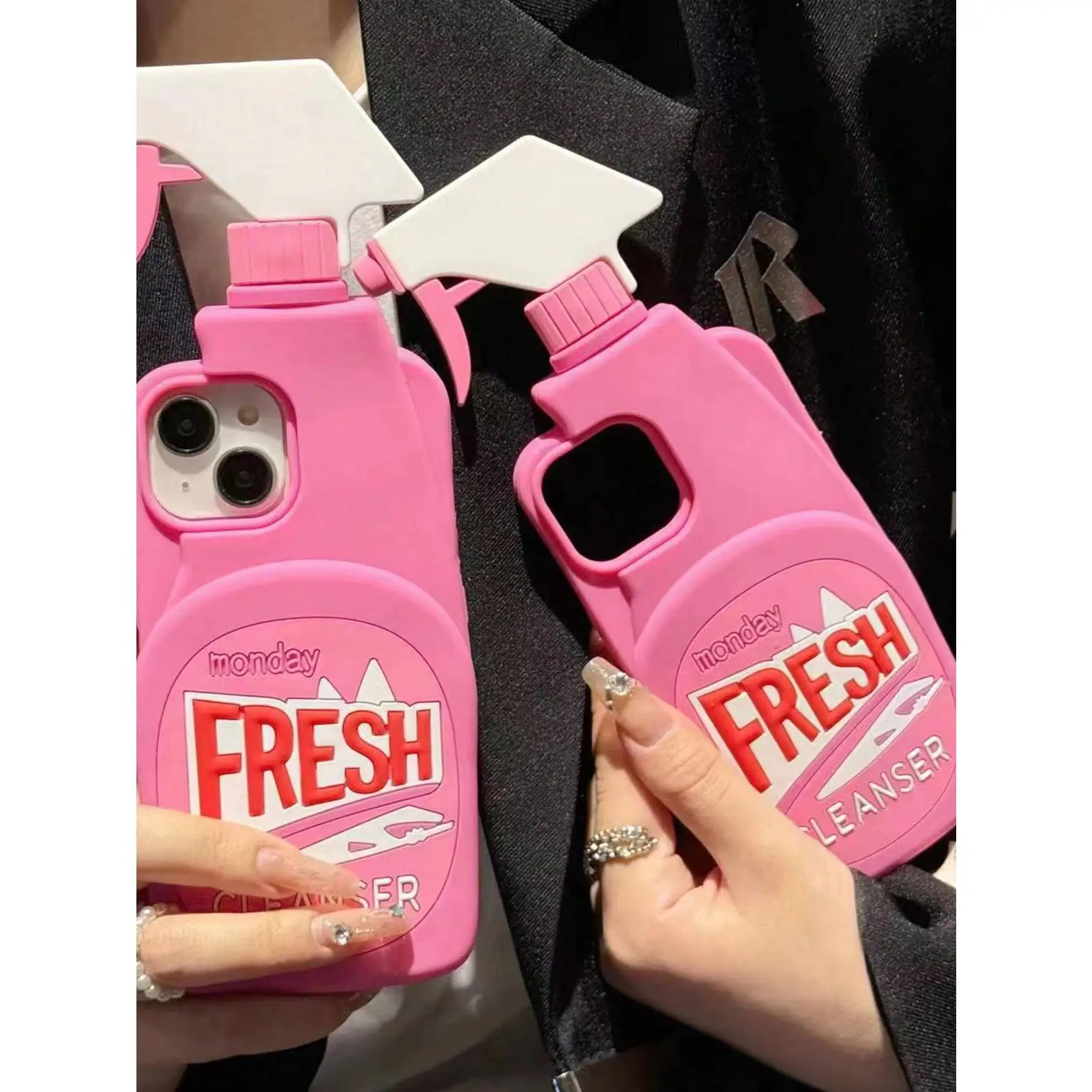 New Sassy Perfume Bottle Shape Protective Phone Case Compatible With Apple IPhone 11/12/13/14/15/16 Pro/Pro Max, Creative Shockproof Full Cover phone cases cellphone protect