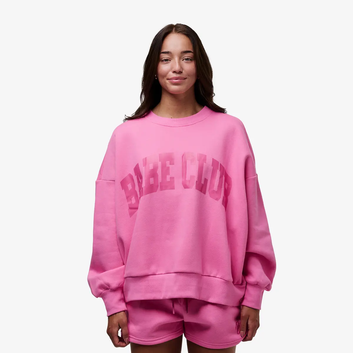 Babe by Bucked Up ALL NEW Babe Club Oversized Crewneck Womenswear Hoodie