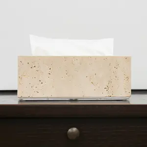 Travertine Tissue Box