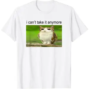 Silly Owl Cat Meme I Can't Take it Anymore T-Shirt
