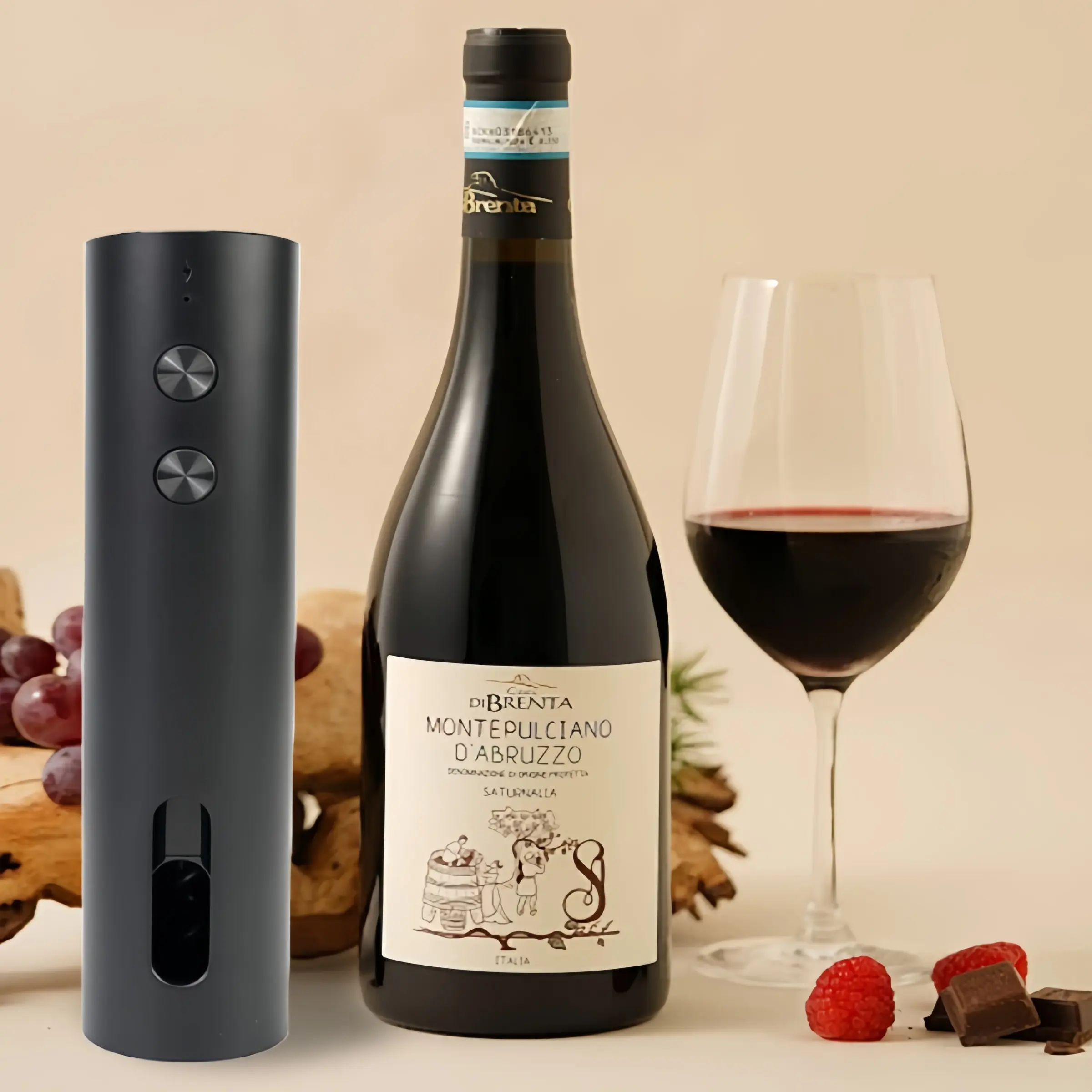 Rechargeable Electric Wine Opener, Multi-Functional Home Wine Bottle Opener, Automatic Wine Opener, Convenient and Easy to Use