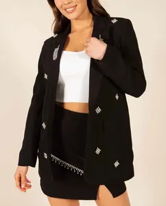 Rhinestone  Black jacket