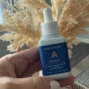 Product Review of Apothékary Blue Burn - Metabolic Support Liquid Herbal Drops* | Antioxidant Rich, Alcohol-Free, Clinically-Tested, Certified Gluten-Free, PETA Certified Vegan & Cruelty-Free, Third Party Tested, Plant-Based, Made in the USA from 🖤**🖤