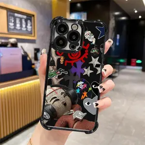 Hip Hop Streetwear Sticker Collage Four-Corner Shockproof Phone Case For iPhone 17 Pro Max 16 15 14 13 12 11 Pro Plus Max & Samsung Galaxy S26 S25 S24 S23 S22 S21 Ultra Plus | Reinforced Corners, Anti-Scratch, Trendy Street Art Design  #YGSJDTZ1