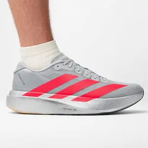 Adidas Men's Grey Adizero EVO SL Running Shoes, KI3381