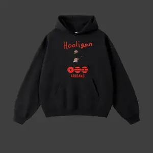 Hooligan Graphic Hoodie, Hooligan Jin Tee, Dark Streetwear Shirt, Wash T-shirt Unisex Cotton, Kpop Inspired Rebel Aesthetic