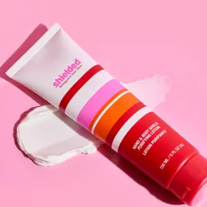 Shielded Beauty Hand & Body Shield Purifying Lotion Cream Daily Moisturizer for Dry Skin Hydrating Non-Greasy Formula with Guardian Complex & Vitamins B3 B5 5oz - Restore