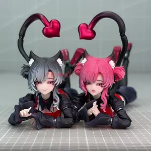 IN STOCK Dimensional Action Figure 1/12 Red/Black Hair Apprentice Witch Nana Hoshikawa Magical Cat Girl Full Set 6in Figure Body
