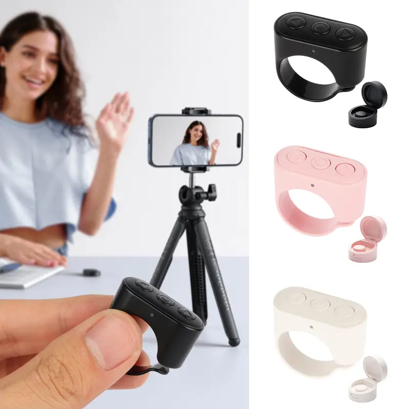 Remote Control for TikTok, Tech gadgets,Controller, Bluetooth Camera Video Recording Remote, Scrolling Ring Scroller Page ,Music Control, Remote control your iPad,iPhone