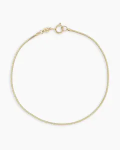 14k Gold Micro Mini Venice Bracelet