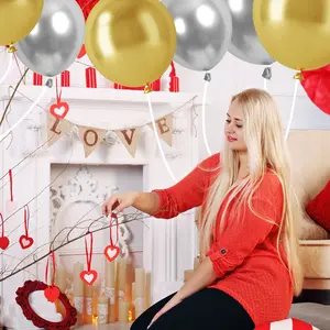 10 Inch Metallic Balloon, 50pcs Solid Color Balloon, Balloon for Wedding Graduation Birthday Party Decoration, Party Supplies
