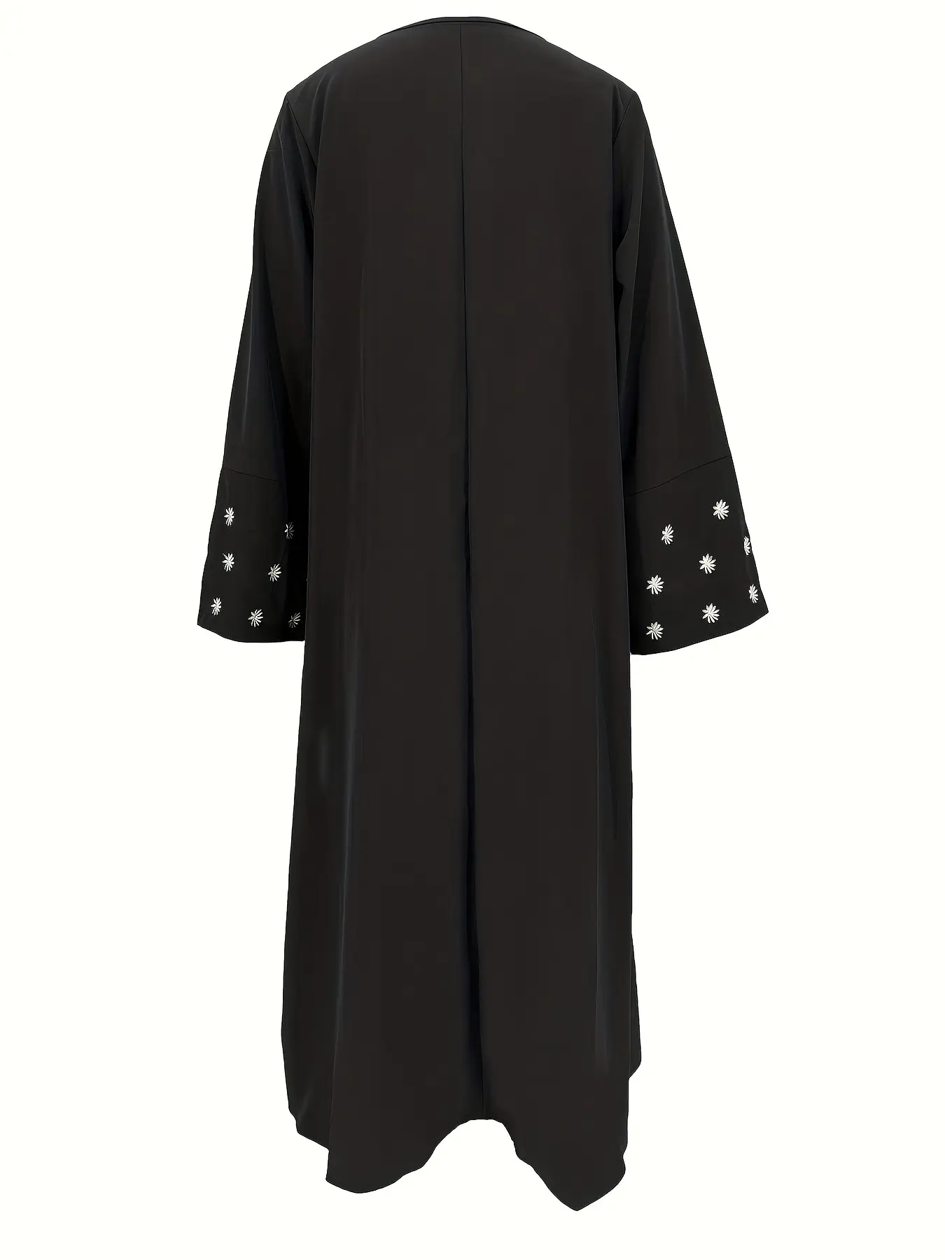 Elegant Muslim Women Dress, Embroidered Daffodil Design, Saudi Arabia Dubai  Ramadan Gown, Luxury Turkish Festival Party Robe, Muslim Women Gowns,  Maxidresses, Long Sleeve Dresses, Modest Muslim Outfits - TikTok Shop