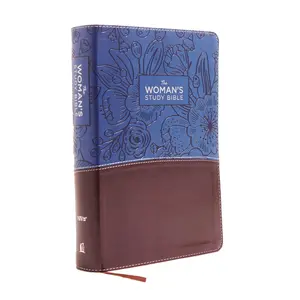 NIV, the Woman's Study Bible, Imitation Leather, Blue/Brown, Full-Color: Receiving God's Truth for Balance, Hope, and Transformation -- Dorothy Kelley Patterson - Bible
