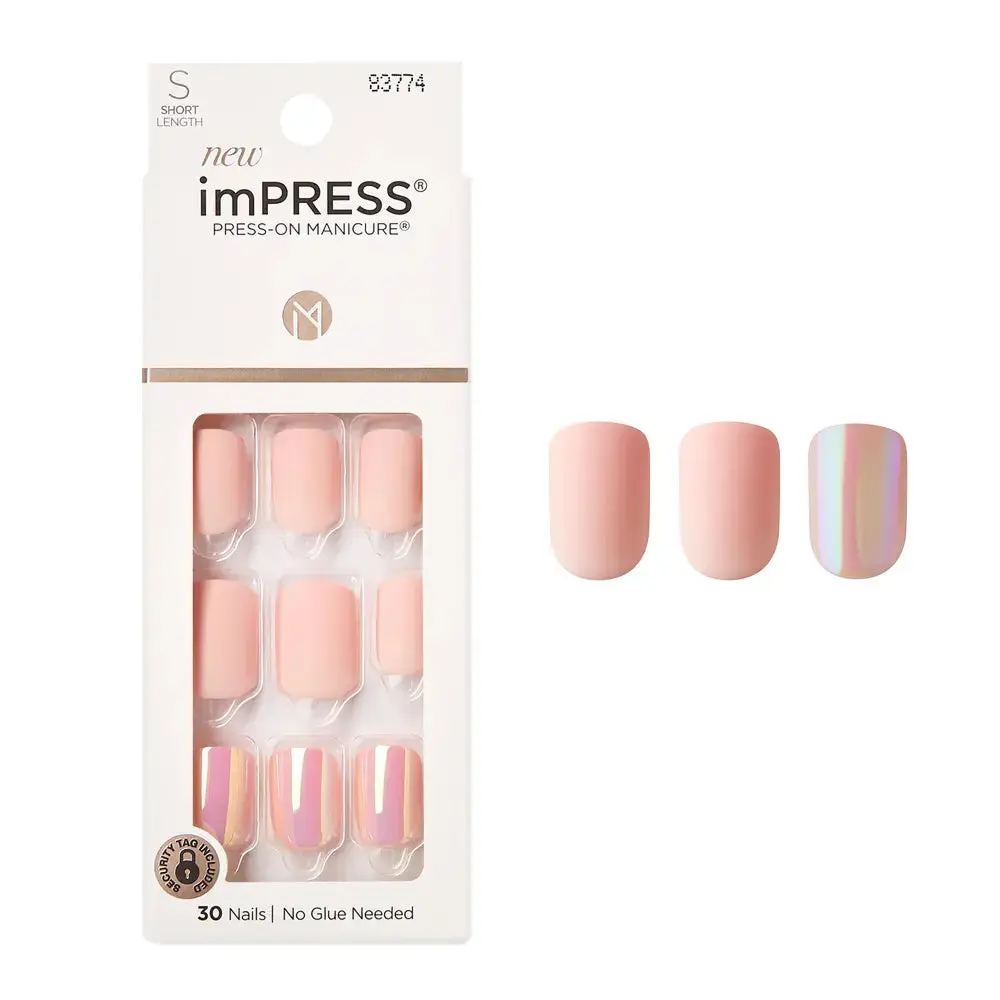 KISS imPRESS No Glue Mani Press-On Nails - Keep in Touch