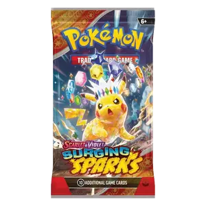 Pokémon - Surging Sparks Booster Pack x1 (TikTok Live Opening Only) - 10 Cards Per Pack - KiWiTCG