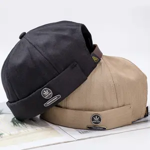 2PCS Adjustable Brimless Docker Hats for Men Women - Breathable Polyester Skullcaps with Buckle Closure,Solid Colors,Perfect for Valentine’s Day Casual Wear modern solar power