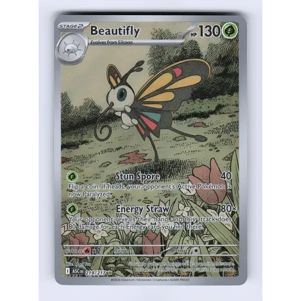BEAUTIFLY - 219/217 (, ILLUSTRATION RARE)
