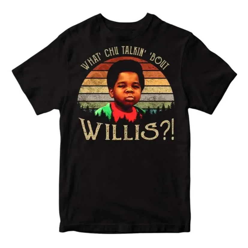 Arnold Jackson Whatcha Talkin Bout Movie Quote Vintage T-Shirt