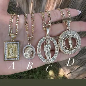 San judas Tadeo gold plated chain