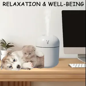 1/2/4PCS 2 Mist Modes Portable Small Humidifier, USB Personal Desktop Humidifier for Car, Office Room, Bedroom, Auto Shut-Off, Super Quiet