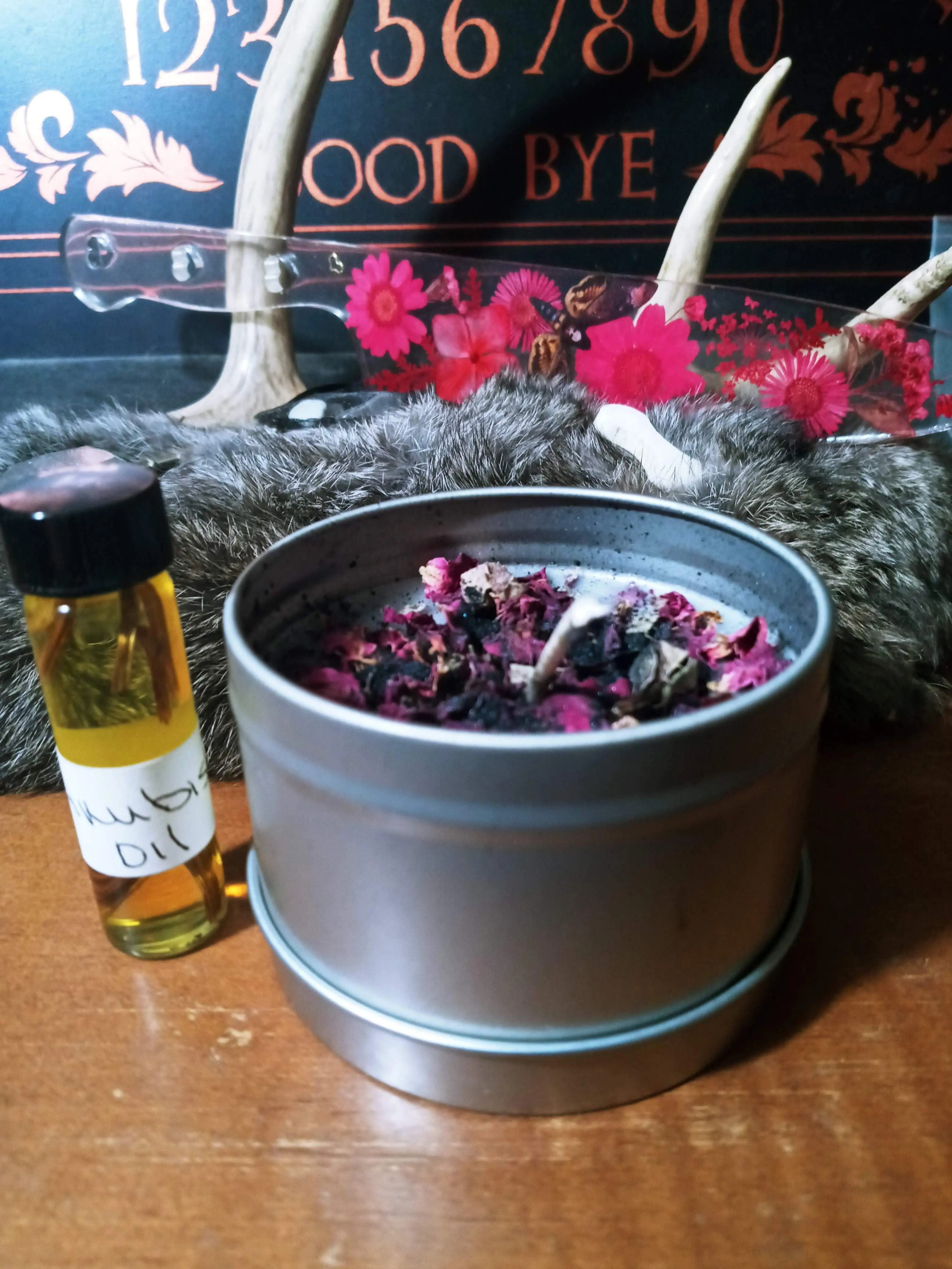 Anubis Invocation Oil and Candle Set