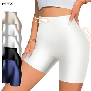 5pcs High-Waist Tummy Control Briefs, Women'S Athletic Riding Yoga Shorts, Seamless And Non-Constricting, Elastic Ice Fabric, Tummy Control And Butt Lift, Women'S Underwear And Women'S Panties(4 Mix Colors, S-XXL)