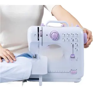 Household Mini Fully Automatic Overlock Sewing Machine for Thick Fabrics Electric