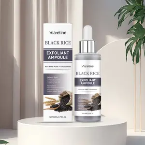 Rice Exfoliating Serum, Cleanses Facial Skin, Removes Dead Skin Cells, Refines Pores, Nourishes and Softens Skin