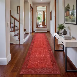 Retro Bohemian Persian Print Rug, Bohemian Style Rugs, Multiple Colors & Patterns, Soft Durable Washable Carpet for Indoor Outdoor Use