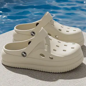 2025 New Clogs [Elegant Clogs] 1 Pair Elegant EVA Clogs | Lightweight Four Seasons Slip-On Mules with Solid Color, Non-Slip Sole, Simple Toe Design, Hand Washable Women's