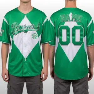 Personalized Green Power Jersey 2026 Custom Name Baseball Shirt Fan Merch Gift Sports Jersey Trendy Outfit Gift for Him Her