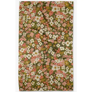 Gilded Garden Geometry Towel
