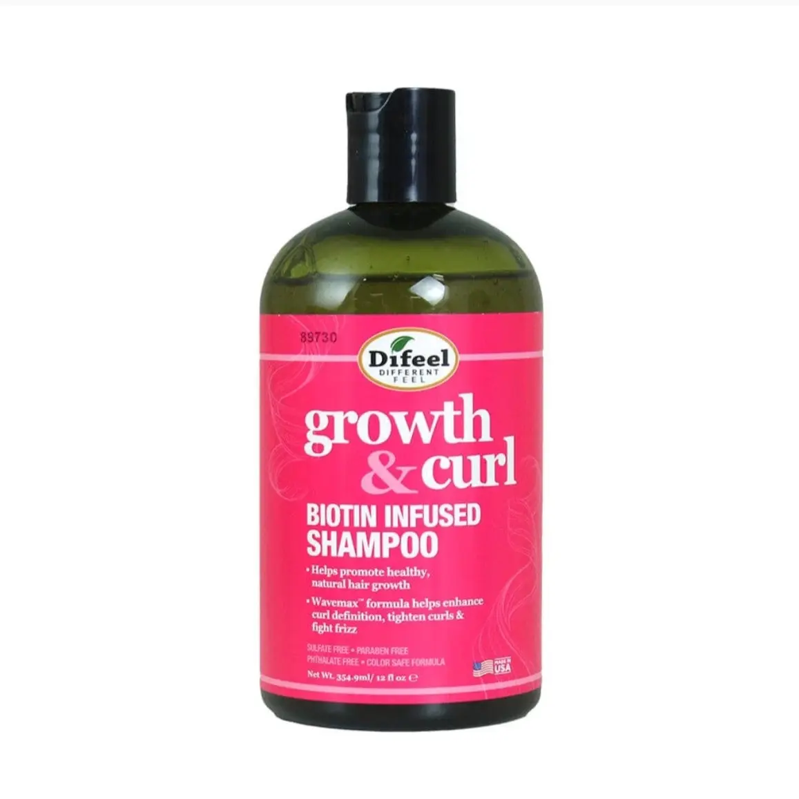 Difeel - Growth  Curl Biotin Infused Shampoo 12 fl oz