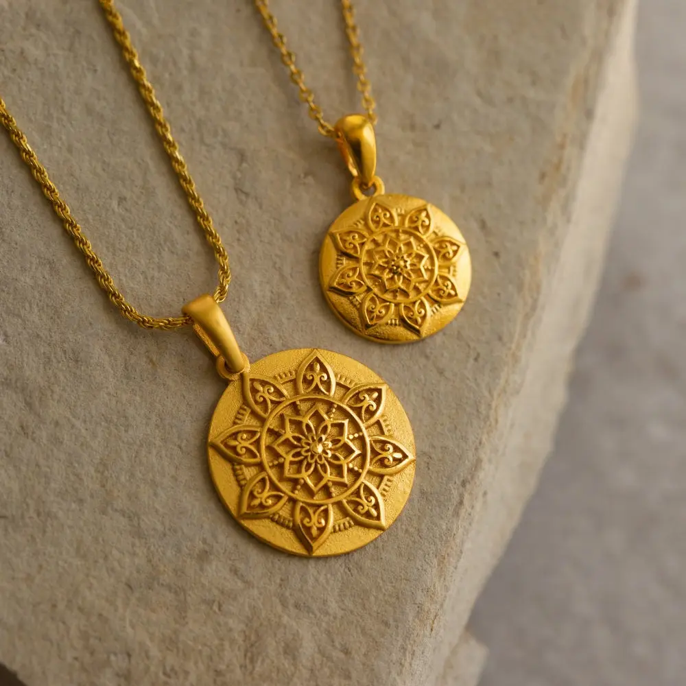 Mandala Affirmation Necklaces