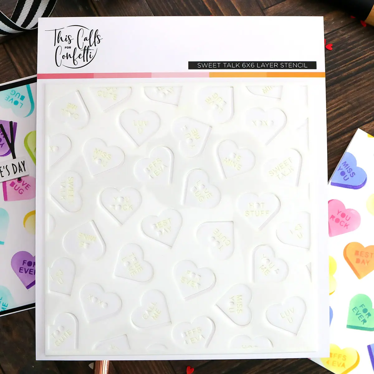 Layering Stencil | Sweet Talk