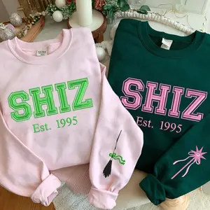 Shiz University Embroidered Hoodie - Wicked Movie Merch, Defying Gravity Fan Shirt, Xmas Gift for Movie Lovers