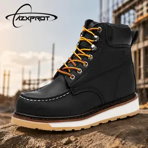 AZXPROT Men's Boots Boots for Men Casual Boots Motorcycle Combat Ankle Dress Boots Mens