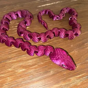 4 1/2 foot snake with scales