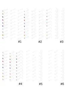 30pcs 20 Gauge Clear Acrylic Nose Studs, Sporty Style Bioflex Plastic Nose Rings for Surgery & Piercings, All Season Use