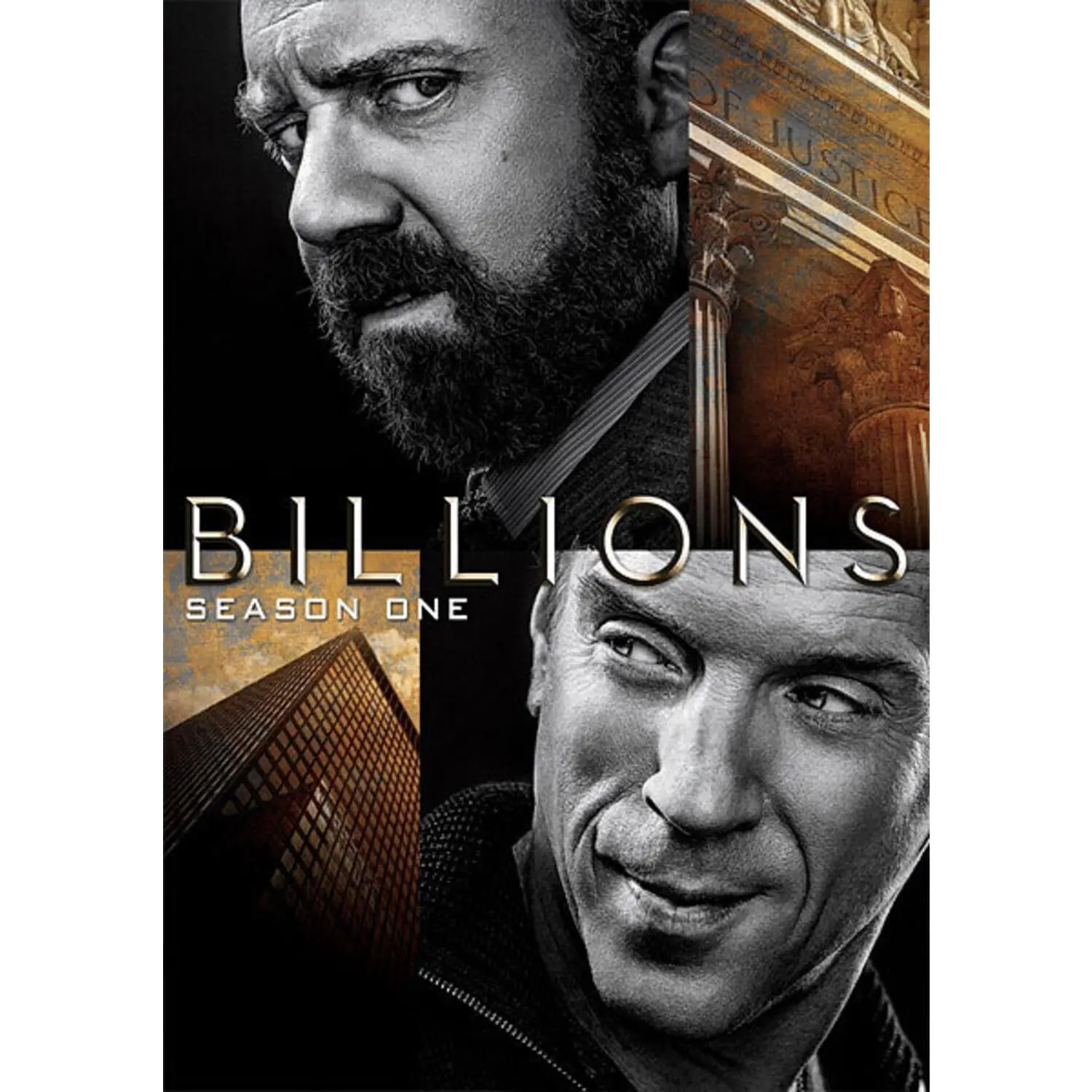 Billions: Season 1 English Paramount 2016 Release TV Series DVD Video Disc Boxed Set, Dolby Digital, Subtitled, Widescreen