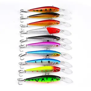 Top Walleye Crankbaits – 11.5cm 10.5g Minnow Fishing Lures for Lake &amp; Freshwater Fishing