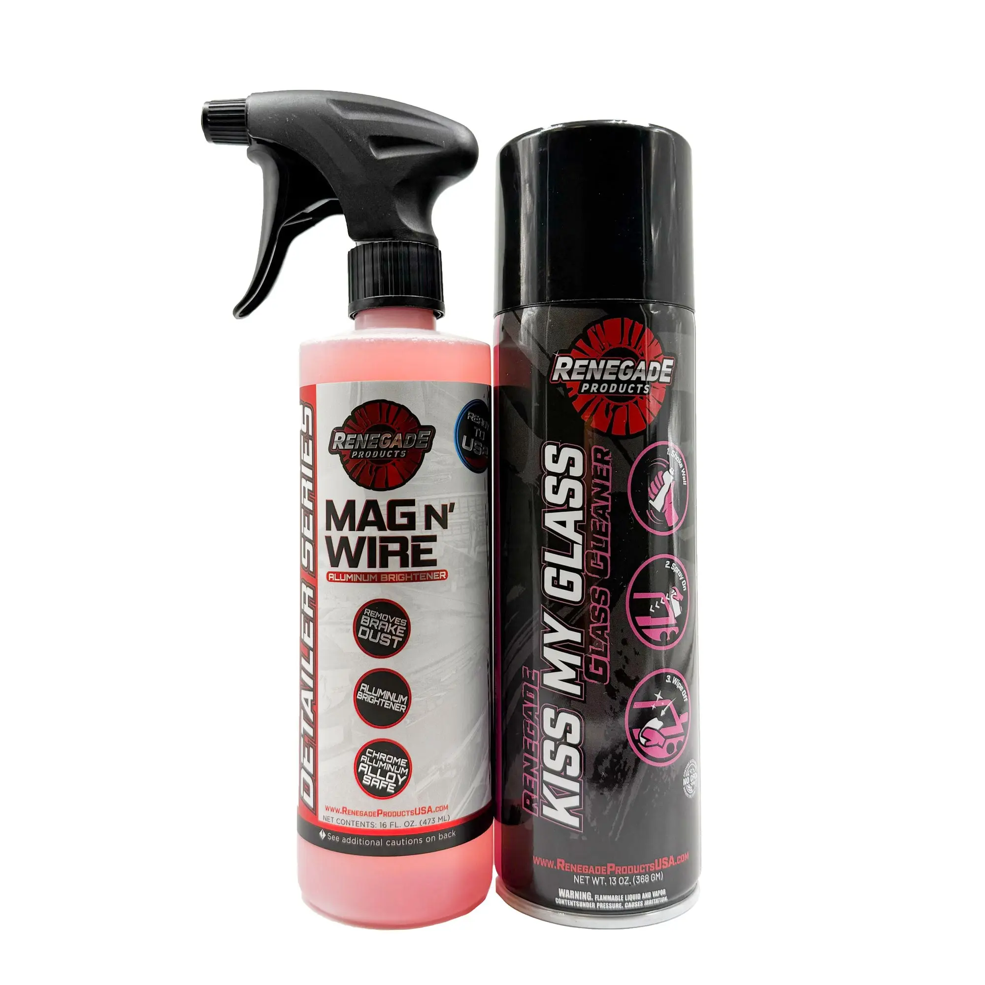 Renegade Products | Aluminum Brightening Bundle – Wheel Cleaner & Aluminum Brightener + Glass Cleaner for Wheels, Tanks, Big Rigs & Marine Metal Restoration Renegade Products | Aluminum Brightening Bundle – Wheel Cleaner & Aluminum Brightener + Glass Cleaner for Wheels, Tanks, Big Rigs & Marine Metal Restoration