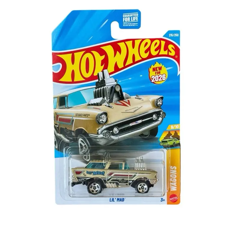 Hot Wheels Chevrolet Lil’ Mad Wagons 1:64 Diecast Car, Realistic and Collectible Diecast Toys & Model Cars for Display