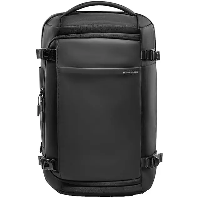 Muzee 38L Travel Backpack for Men, TSA Friendly Flight Approved Carry-on, Water-repellent Oxford Fabric, Wide Opening Fits 15.6 Inch Laptop, RFID Anti-theft Pocket, Business Commute Weekender Daypack