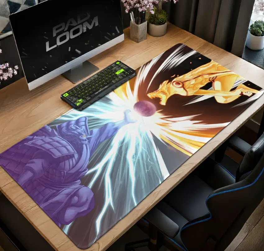 Naruto vs Sasuke Mouse Pad - Final Battle Anime Desk Mat