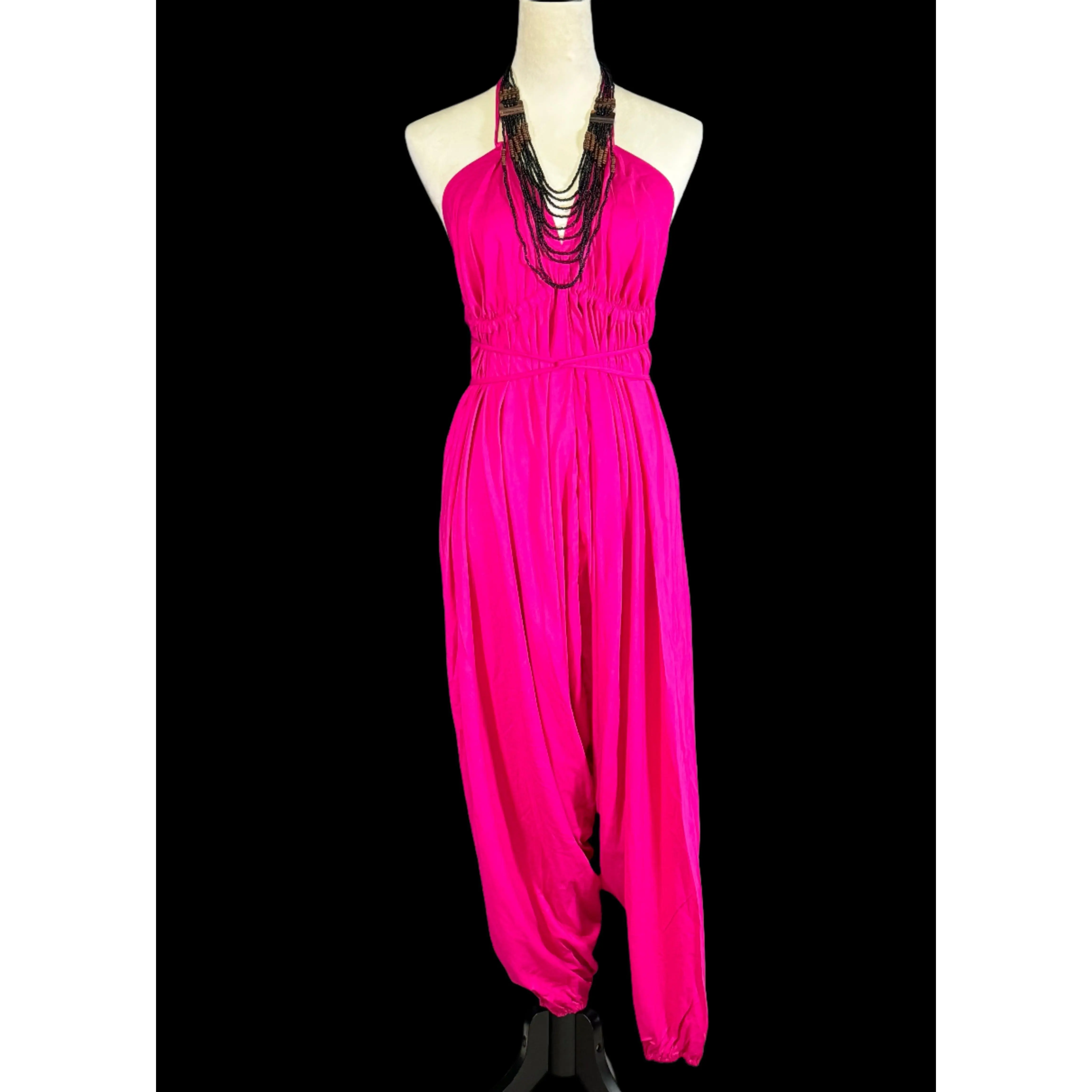 Harem Jumpsuit Magenta