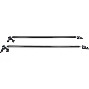 Traction Bars Compatible with 2001-2010 Chevy Chevrolet Silverado 2500 3500 & GMC Sierra 2500 3500 Steel Powder Coated Axle Flipped Traction Tie Bar