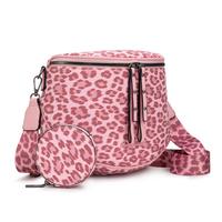 Pink Leopard-Vegan Leather
